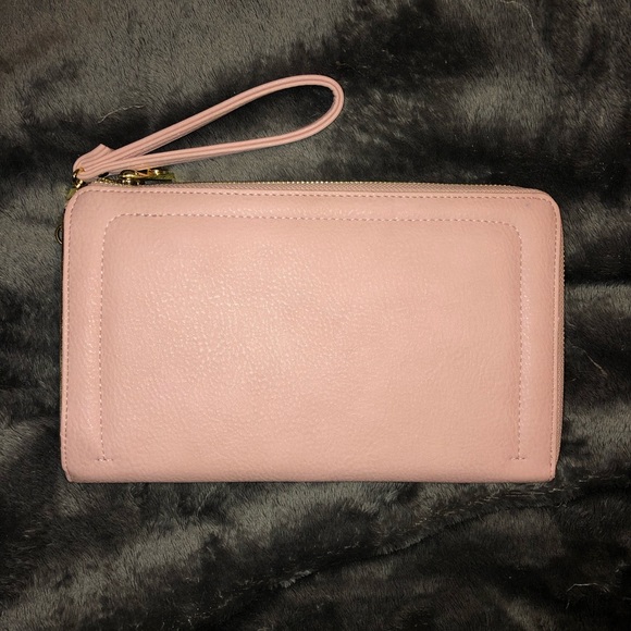 Steve Madden blush zip around clutch - Picture 2 of 3